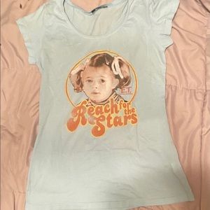 Drew Barrymore rare ET vintage tee Gertie shirt